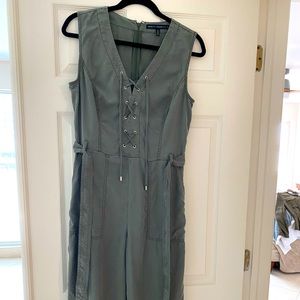 WHBM size 10 olive green jump suit